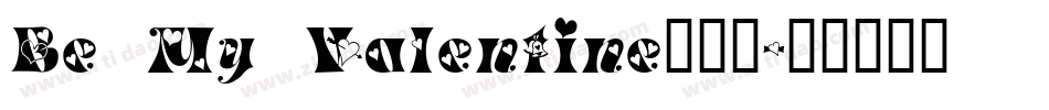 Be My Valentine转换器字体转换